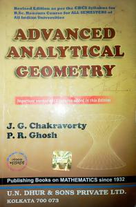 Advanced Analytical Geometry 