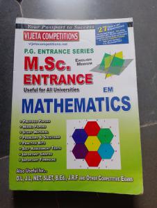 M SC ENTRANCE MATHEMATICS 