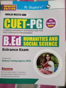 PG CUET B.ed humanities and social science