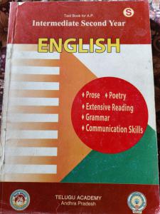 Intermediate second year English text book Intermediate second year English text book