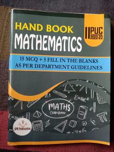 2nd puc handbook mathematics
