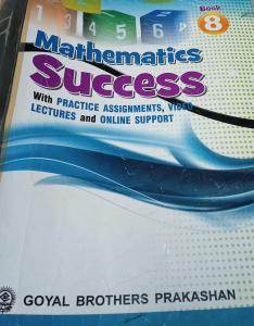 Mathematics Success class 8 